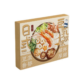 日食记 日式豆乳锅底 200g*3盒