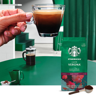 STARBUCKS 星巴克 彿罗娜 深度烘焙 咖啡粉 200g