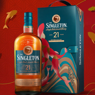THE SINGLETON 漫品丰味·年年有鱼节日限定 21年 单一麦芽 苏格兰威士忌 40%vol 750ml 礼盒装