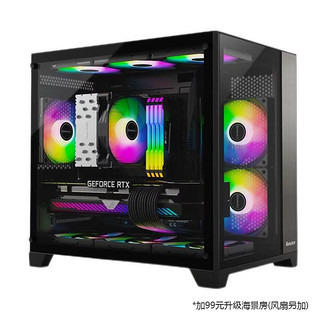 COLORFUL 七彩虹 12490F+RTX3060 12G光追游戏台式机DIY组装电脑可升级海景房主机