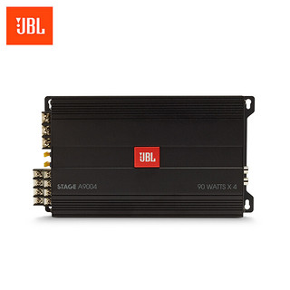 JBL 杰宝 汽车音响改装STAGE-A9004四路大功率音频处理功放90w*4可推前后门喇叭支持高/低电平输入