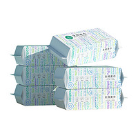 全棉时代 居家清洁新疆棉非湿巾抽纸纸巾洗脸巾200x180mm80片/包6包装