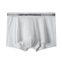 EMPORIO ARMANI EA 阿玛尼 四角平角裤男士内裤 3条装 送男友礼物 111610 C 40510蓝白灰 XL