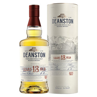 Deanston 汀斯顿 汀思图（DEANSTON）18年 苏格兰 单一麦芽威士忌 700ml 礼盒装 进口洋酒 高地区