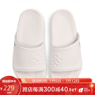 NIKE 耐克 男子 拖鞋 JORDAN PLAY SLIDE 运动鞋 DC9835-600 白灰色 41码