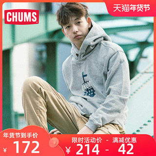 CHUMS 洽洽鸟 日系潮流户外 男女款卫衣城市印花东京 CH00-1200