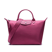 LONGCHAMP 珑骧 女士织物中号短柄手提单肩包饺子包 1515 598