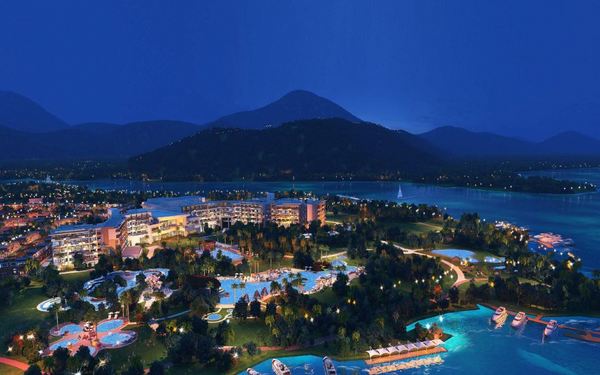 万宁下辖,物价低+景色美!海南兴隆希尔顿逸林滨湖度假酒店 豪华房1晚套餐(含双早+玛格丽特披萨1份+软饮2杯)