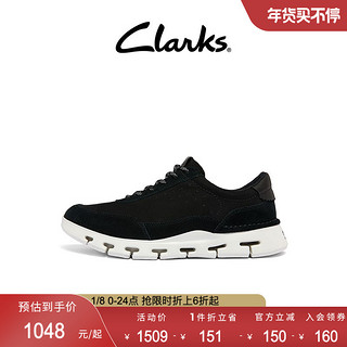 Clarks 其乐 男士2022秋季新款时尚复古风舒适透气软底真皮革休闲鞋