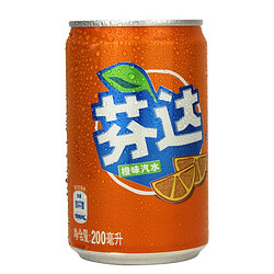 Coca-Cola 可口可乐 芬达Mini橙味汽水 200ml*12罐