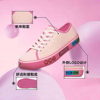 SKECHERS 斯凯奇 女子休闲帆布鞋 66666347