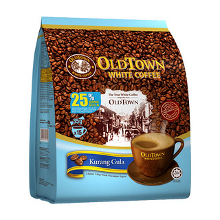 OLDTOWN WHITE COFFEE 旧街场白咖啡 减少糖 三合一速溶白咖啡 525g