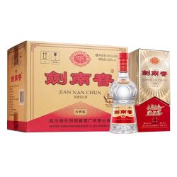 剑南春经典版52度500ml6瓶整箱装浓香型白酒佛光版