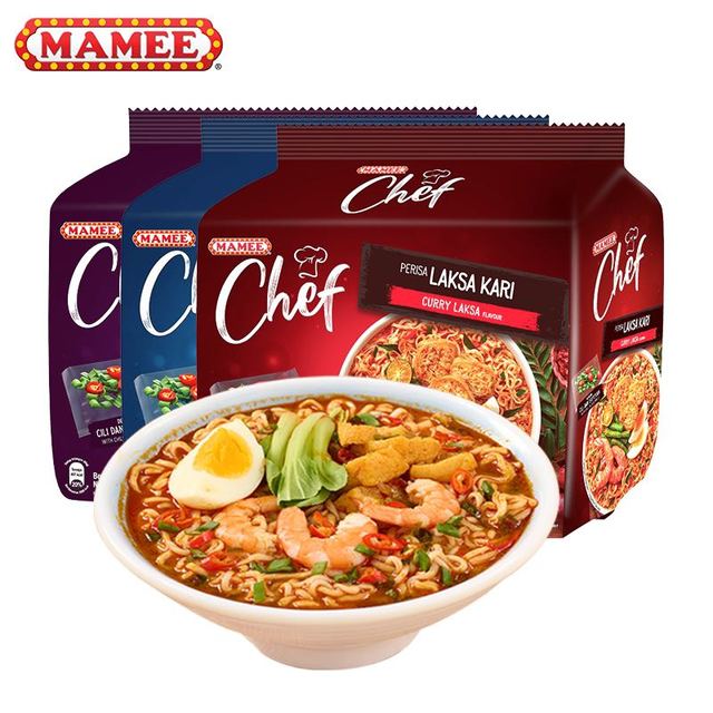 临期品：MAMEE 妈咪牌 金厨速食面 香浓咖喱味95g*4包+隆冬味101g*4包+冬阴功味88g*4包