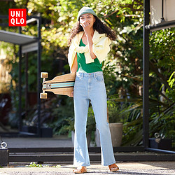 UNIQLO 优衣库 女装 修身喇叭牛仔裤(休闲 微喇阔腿裤 春秋) 453959