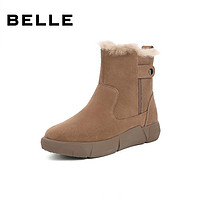 BeLLE 百丽 保暖雪地靴女冬新商场同款时尚加厚短靴加绒X1Y1DDD1