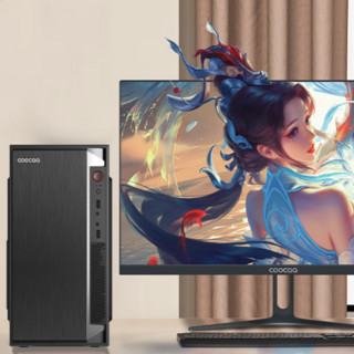 coocaa 酷开 T 四代锐龙版 商用台式机 黑色（锐龙R7-4700S、RX550、16GB、512GB SSD、风冷）