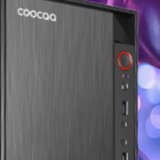 coocaa 酷开 T 四代锐龙版 商用台式机 黑色（锐龙R7-4700S、RX550、16GB、512GB SSD、风冷）