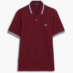 FRED PERRY 佛莱德·派瑞 男士棉麻POLO衫 英产