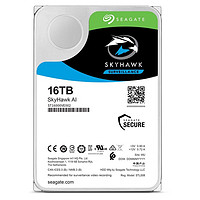 SEAGATE 希捷 酷鹰SkyHawk AI系列 3.5英寸 监控级硬盘 16TB（7200rpm、256MB）ST16000VE002
