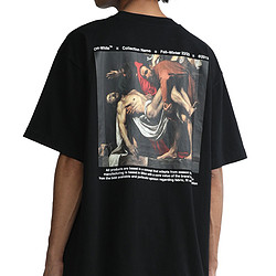 OFF-WHITE Caravaggio宗教油画印花T恤 OFWTEB38C99MJBKX