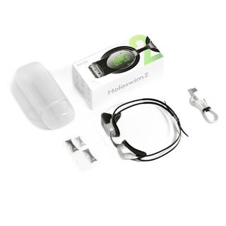 光粒 Holoswim 2 中性泳镜套装 黑色 平光