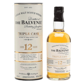 THE BALVENIE 百富 三桶 单一麦芽 英国威士忌 40%vol 200ml