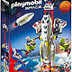  playmobil 摩比世界 9488 玩具 火星火箭带发射台　