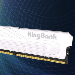 KINGBANK 金百达 银爵系列 DDR4 台式机内存 马甲条 白色 16GB 8GB*2 4000MHz