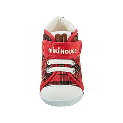 MIKI HOUSE MIKIHOUSE学步鞋男女宝宝魔术贴机能鞋婴儿鞋一段二段透