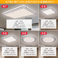 Panasonic 松下 米家app智能客厅灯卧室灯LED客厅吸顶灯简约适悦光吸顶灯锦瑟年华系列 锦瑟年华大方灯