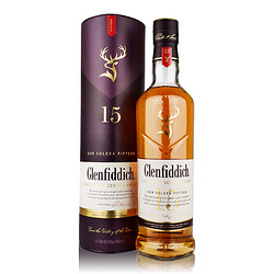 Glenfiddich 格兰菲迪 15年 单一麦芽 苏格兰威士忌 40%vol 700ml