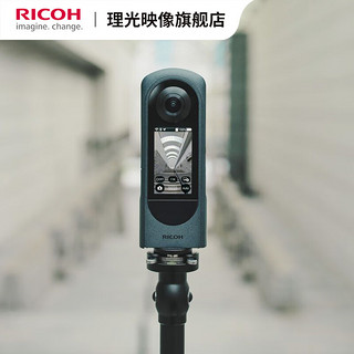 理光（RICOH） THETA X 全景数码相机360度11K静态拍摄6000万像素 银灰色 官方标配