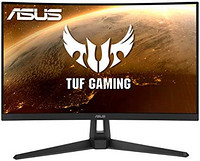 ASUS 华硕 TUF Gaming VG27VQ 27 弧形显示器，1080P 全高清，165Hz（支持 144Hz），FreeSync，1ms