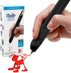 3Doodler Create+ 3D 打印笔套装，含 75 根塑料笔芯 2018 Model (US-Plug) 玛瑙黑