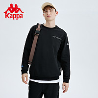 Kappa 卡帕 套头衫2022新款秋男运动卫衣基础休闲外套圆领长袖上衣