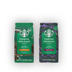 STARBUCKS 星巴克 重度烘焙 浓缩烘焙 咖啡豆 200g