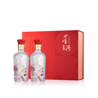 董酒 [精选礼盒]董酒红色经典54度500ml*2瓶礼盒装纯粮固态白酒 内含酒具 送礼精选