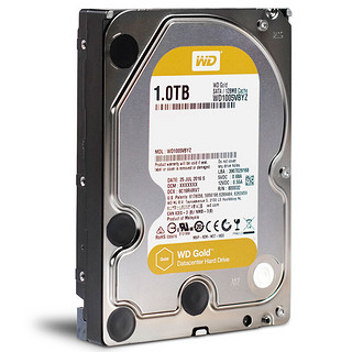 Western Digital 西部数据 金盘系列 3.5英寸 企业级硬盘 1TB（7200rpm、128MB）WD1005VBYZ