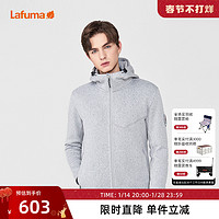 Lafuma 乐飞叶 户外新款连帽滑雪服内搭保暖抓绒衣男外套LMJA1DR91