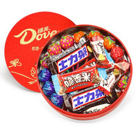 真知棒 棒棒糖果礼盒婚庆喜糖伴手礼-德芙4.5g*20粒+真知棒20支