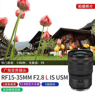 佳能（Canon） RF全画幅微单变焦镜头 适用于R3 R5 R6 R7 R10 RP 专业微单镜头 RF15-35mm F2.8 L IS USM 官方标配  餐五 RF15-35mm F2.8 L IS USM