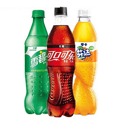 Coca-Cola 可口可乐 零度+芬达无糖+雪碧零卡 整件500ml*12瓶