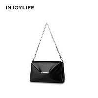 INJOYLIFE 信封包女2022新款软皮包包中性高级感链条腋下小包斜挎