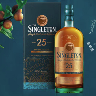 THE SINGLETON 苏格登 25年 单一麦芽 苏格兰威士忌 43%vol 700ml