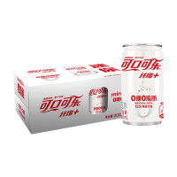 有券的上:可口可乐 可乐无糖碳酸饮料 200ml*12罐