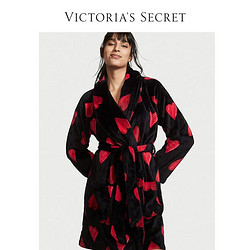 VICTORIA'S SECRET 维多利亚的秘密 维密 家居可拆卸系带秋冬长款加厚款睡袍女秋冬