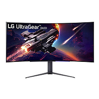 LG 乐金 45GR95QE 44.5英寸 曲面 G-sync FreeSync 显示器（3440×1440、240Hz、98.5%DCI-P3、HDR10）