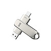 DM 大迈 PD189 USB3.1 U盘 银色 128GB USB-A/Type-C