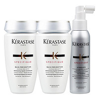 KÉRASTASE 卡诗 KERASTASE）双重菁纯亮泽洗发水250ml*2 护发喷雾125ml 营养发根强韧秀发 深层滋养蓬松细软